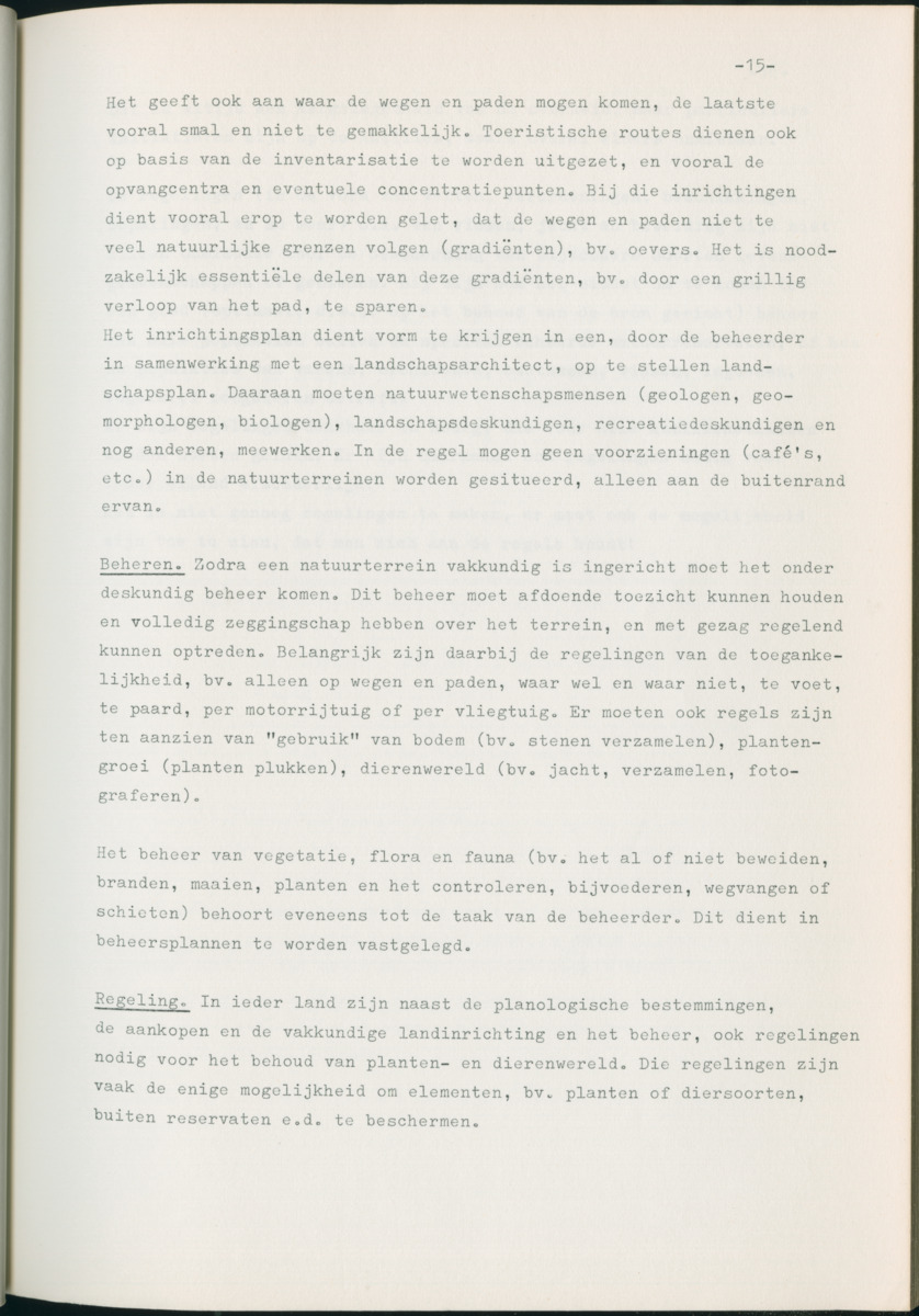 Z Natuurbehoud en Natuurbeheer op de Nederlandse Antillen. - Rapport van de studiereis in maart 1969 - New Page