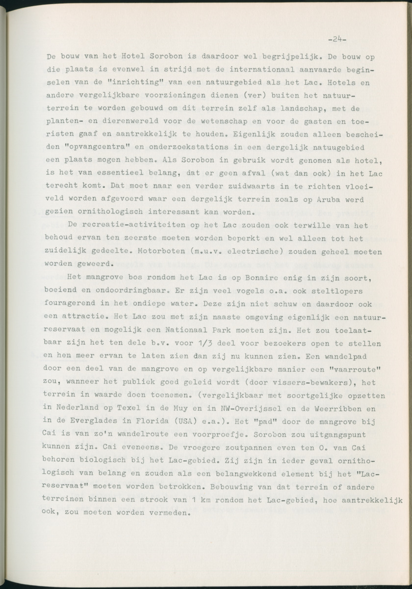 Z Natuurbehoud en Natuurbeheer op de Nederlandse Antillen. - Rapport van de studiereis in maart 1969 - New Page