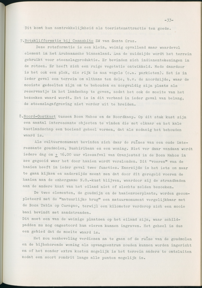 Z Natuurbehoud en Natuurbeheer op de Nederlandse Antillen. - Rapport van de studiereis in maart 1969 - New Page