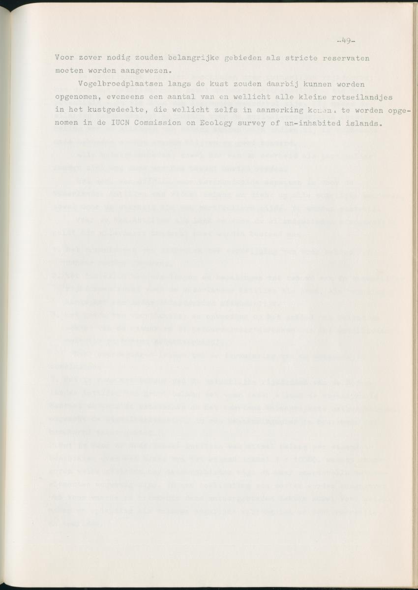 Z Natuurbehoud en Natuurbeheer op de Nederlandse Antillen. - Rapport van de studiereis in maart 1969 - New Page