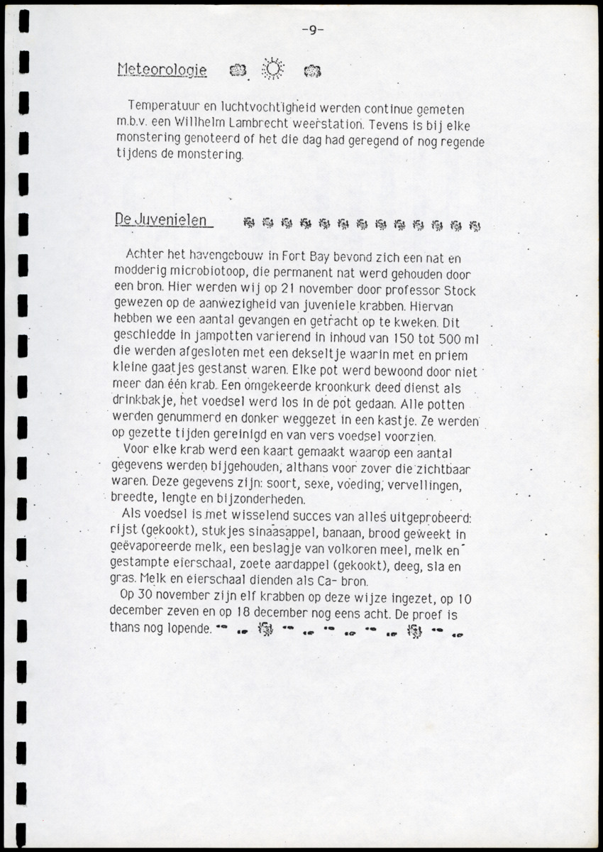 Ecologische en populatiedynamische waarnemingen aan de landcrab Gecarcinus ruricola (Latreille) op Saba & Een simulatiemodel voor de geëxploiteerde populatie - New Page
