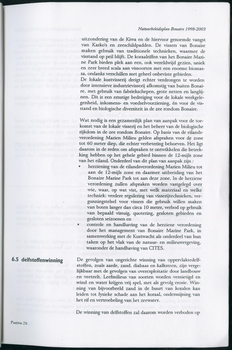 Z Natuurbeleidsplan Bonaire 1998-2003 - New Page