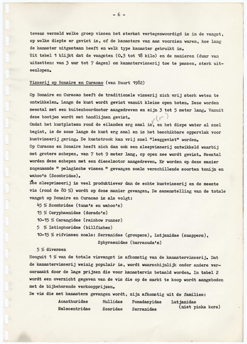 Kanastervisserij en koraalrifbeheer op Bonaire, Nederlandse Antillen - New Page