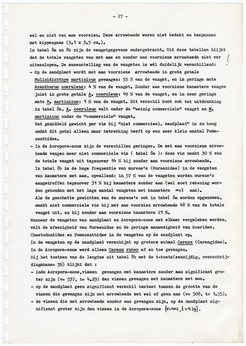 Kanastervisserij en koraalrifbeheer op Bonaire, Nederlandse Antillen - New Page