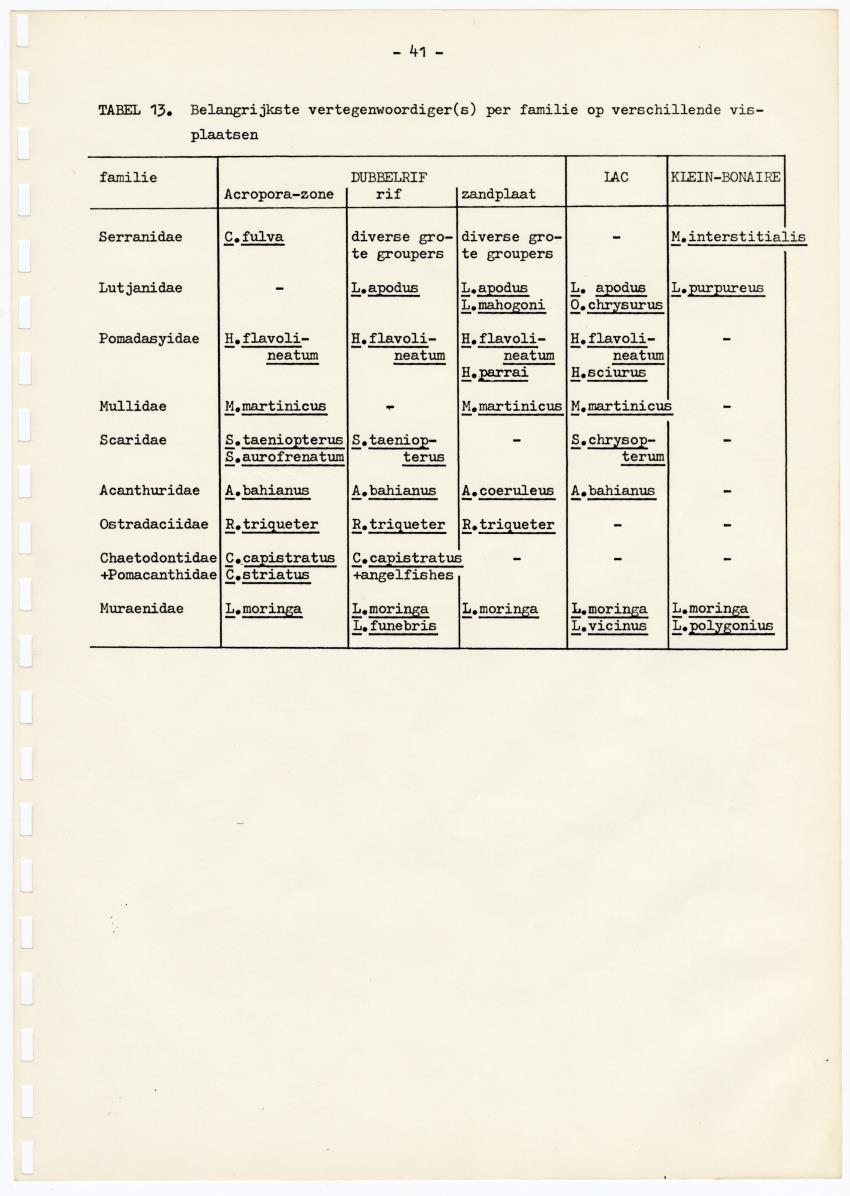 Kanastervisserij en koraalrifbeheer op Bonaire, Nederlandse Antillen - New Page
