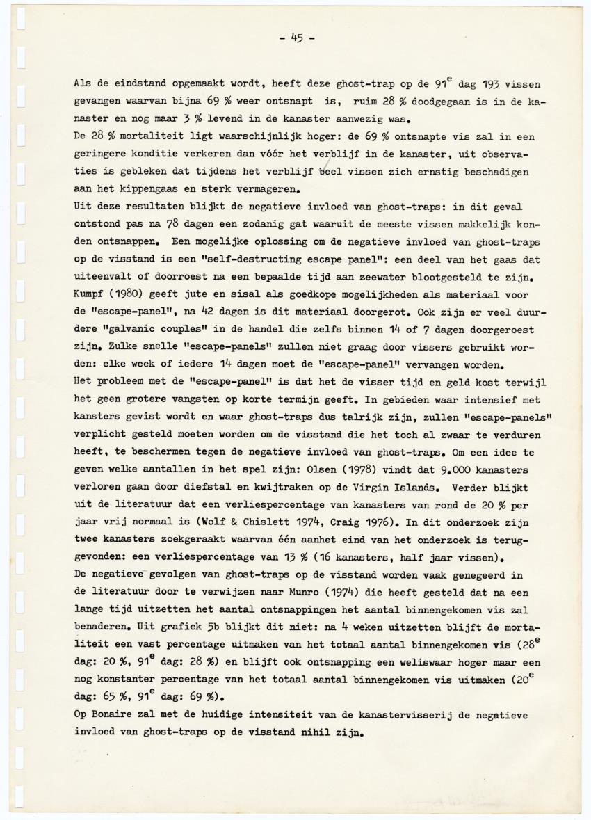 Kanastervisserij en koraalrifbeheer op Bonaire, Nederlandse Antillen - New Page