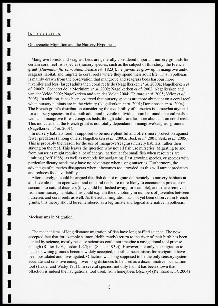 Chemical cues in habitat selection of juvenile French Grunts (Haemulon flavolineatum) - New Page