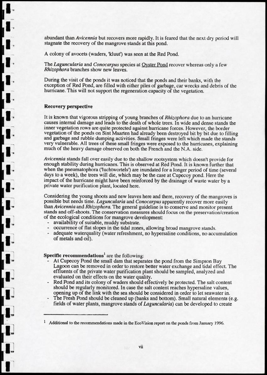 The Ponds of Sint-Maarten - Sustainable Development and Management - New Page