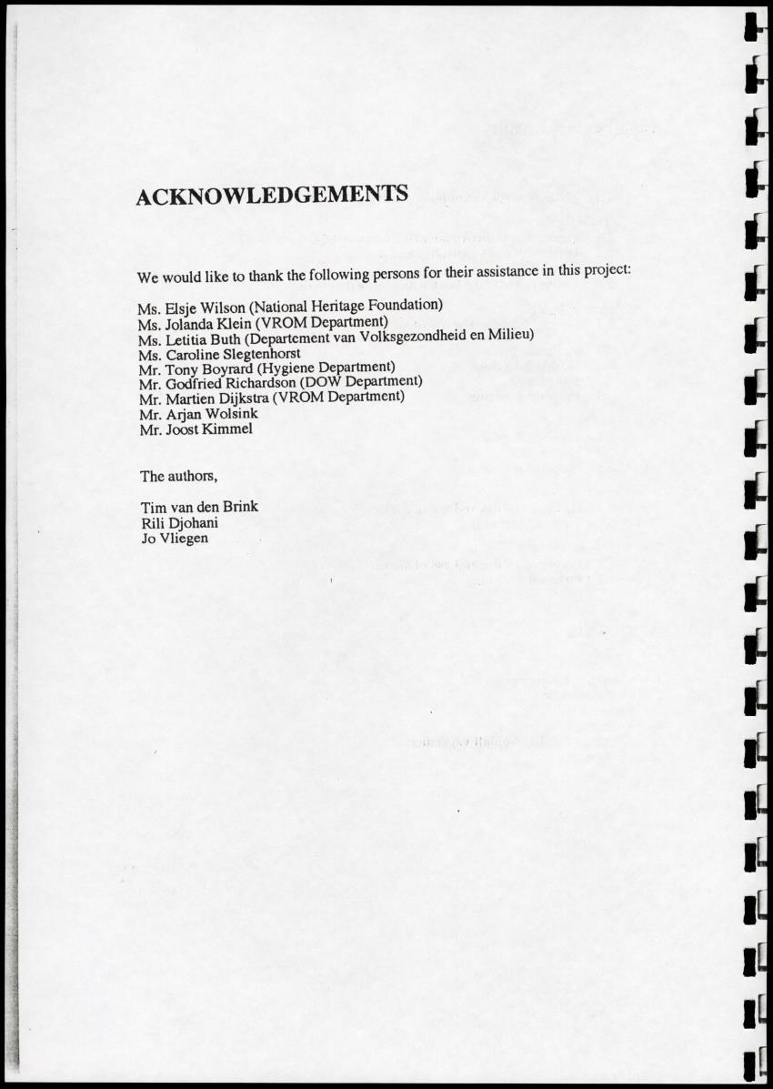 The Ponds of Sint-Maarten - Sustainable Development and Management - New Page