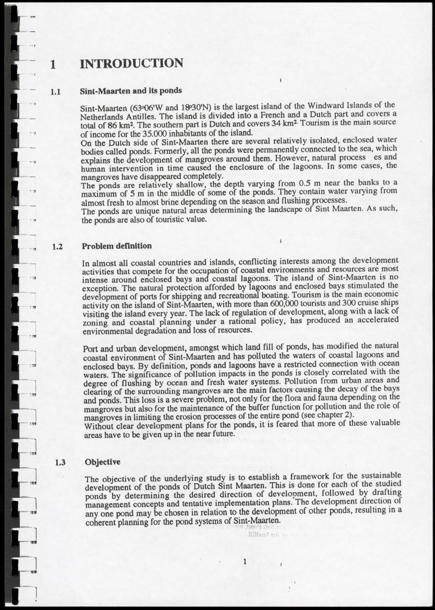 The Ponds of Sint-Maarten - Sustainable Development and Management - New Page