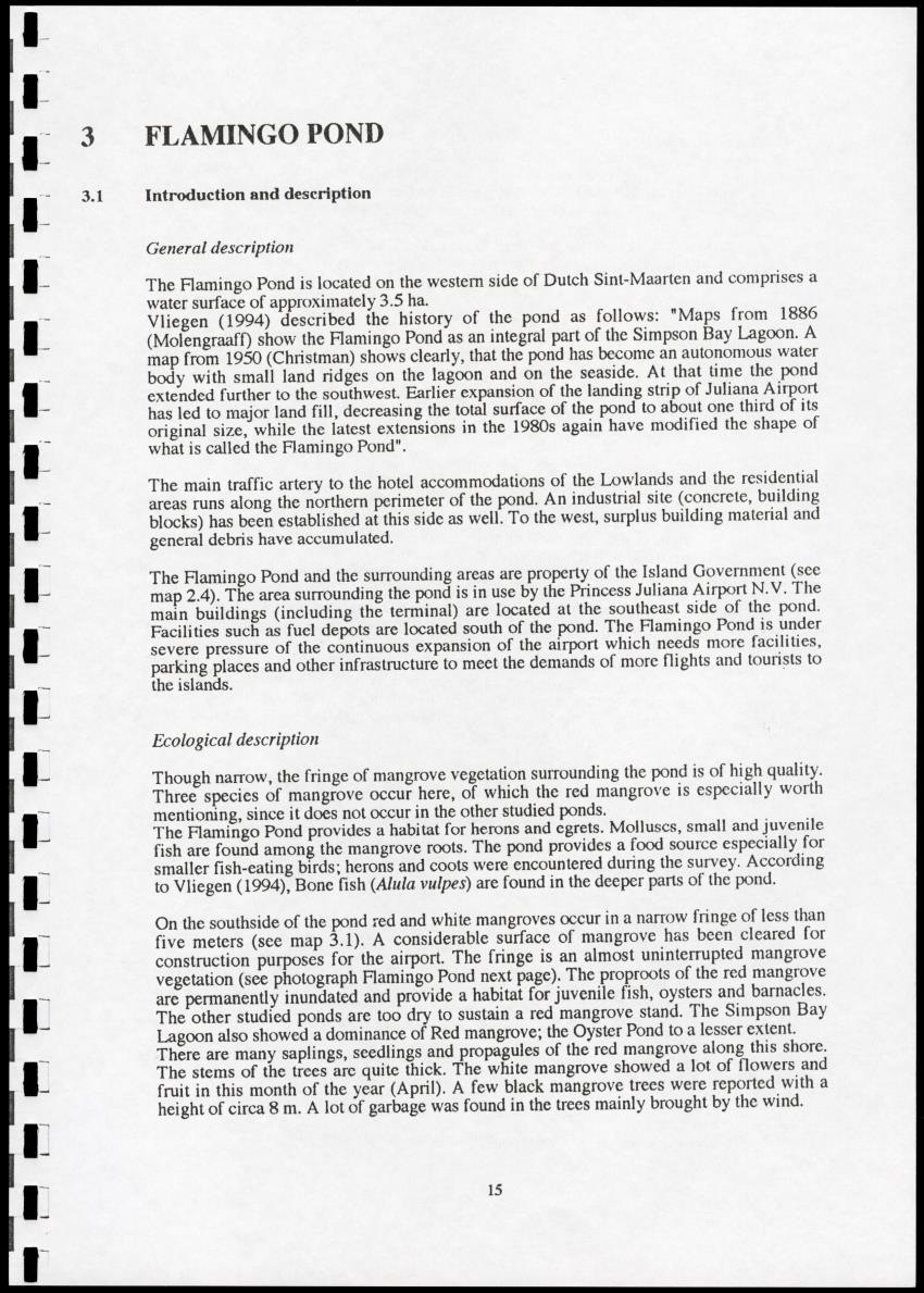 The Ponds of Sint-Maarten - Sustainable Development and Management - New Page