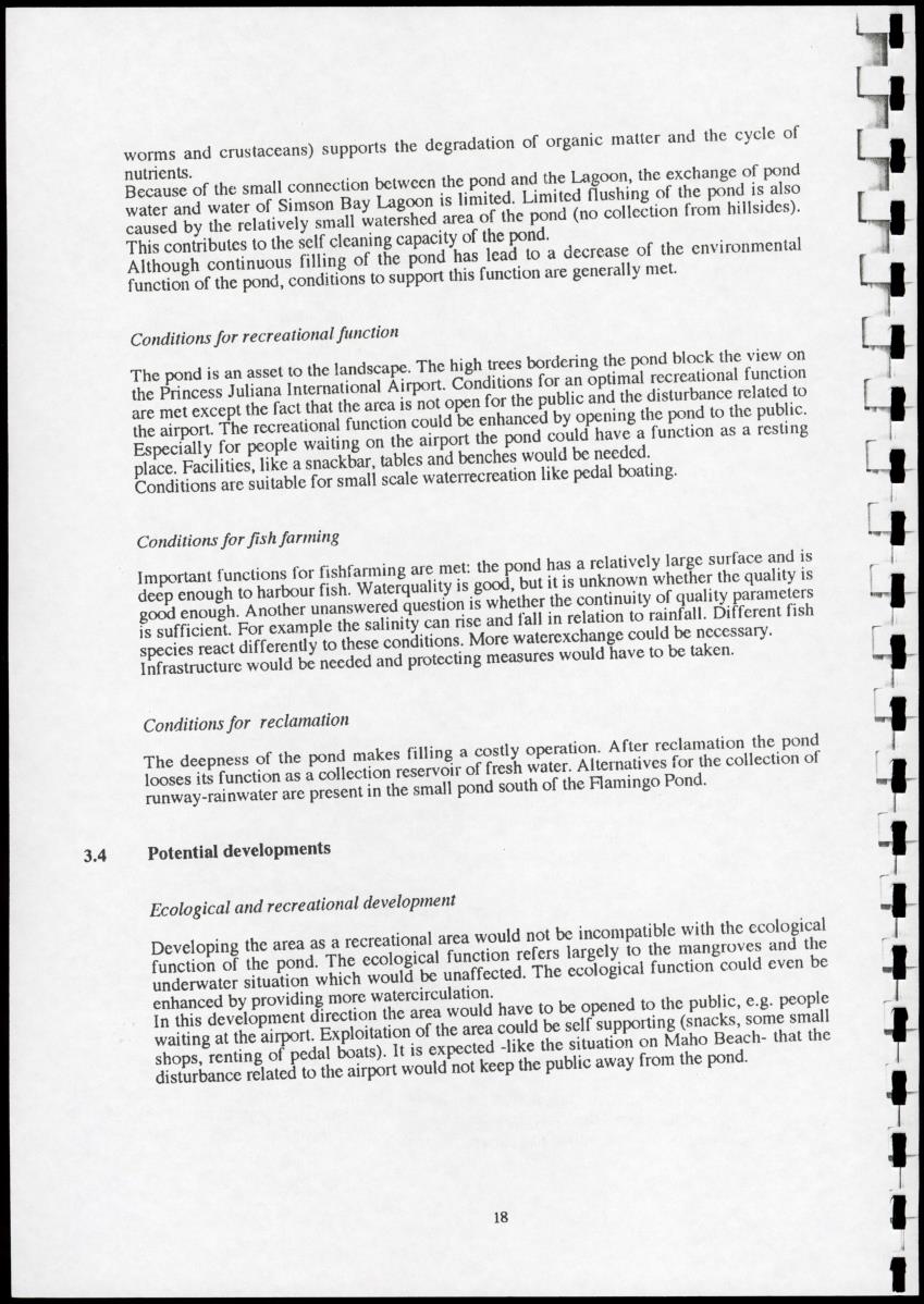 The Ponds of Sint-Maarten - Sustainable Development and Management - New Page