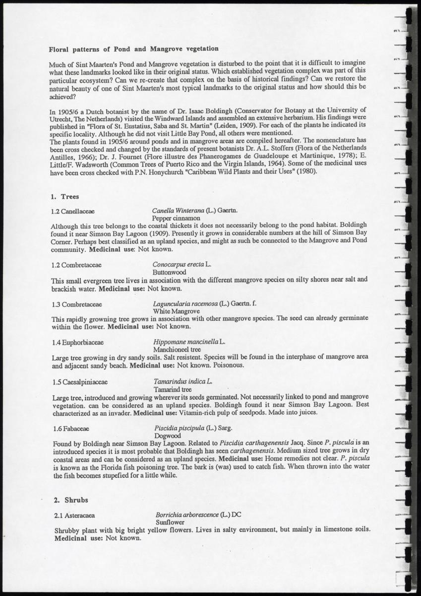 The Ponds of Sint-Maarten - Sustainable Development and Management - New Page