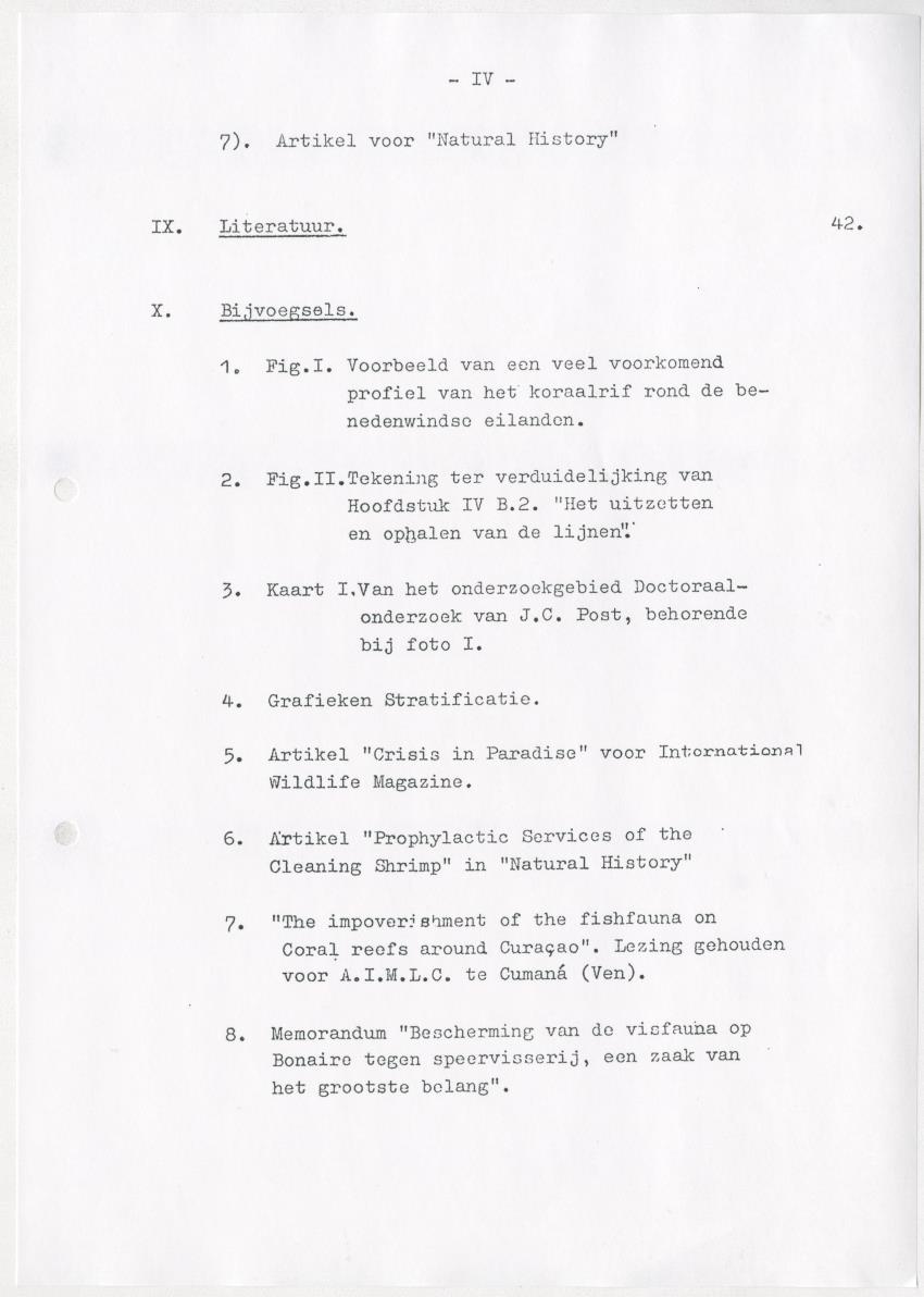 De invloed van speervisserij en aquariumvisvangst op de visfauna van het koraalrif op Curacao - New Page