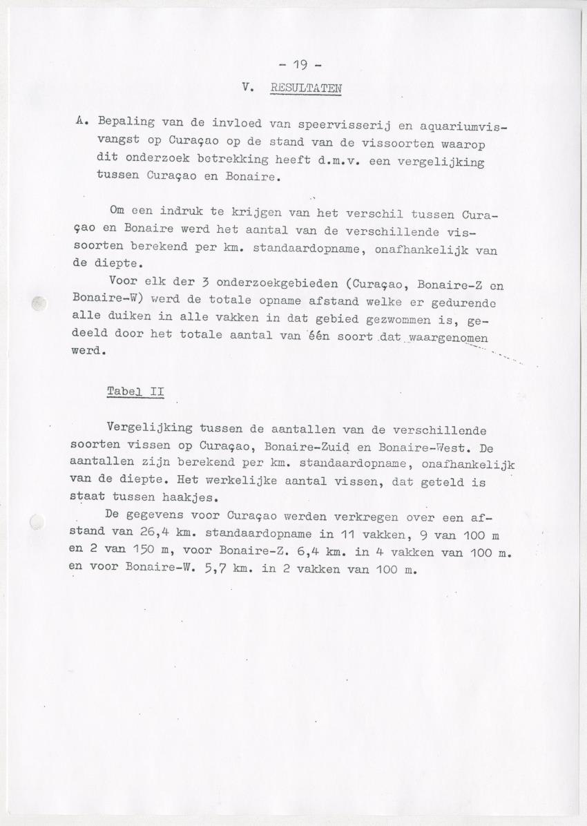De invloed van speervisserij en aquariumvisvangst op de visfauna van het koraalrif op Curacao - New Page