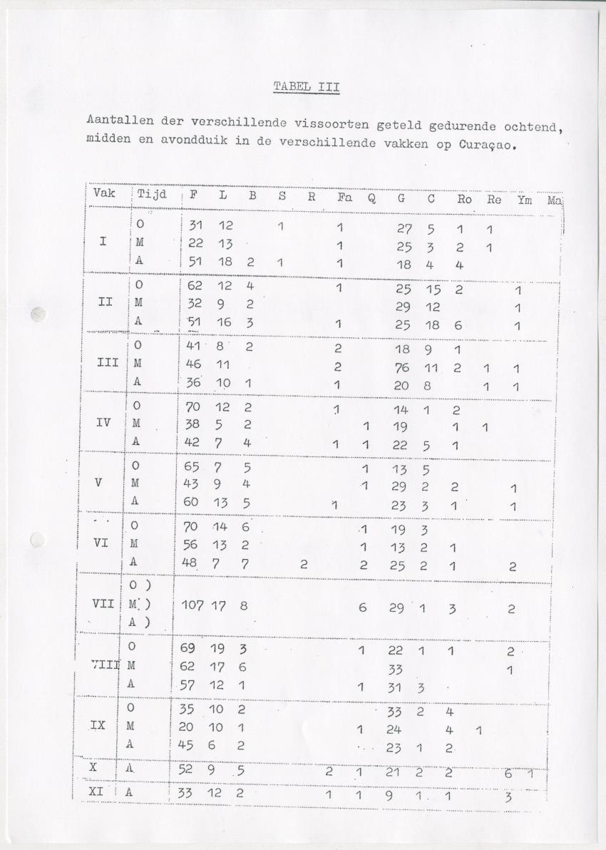 De invloed van speervisserij en aquariumvisvangst op de visfauna van het koraalrif op Curacao - New Page