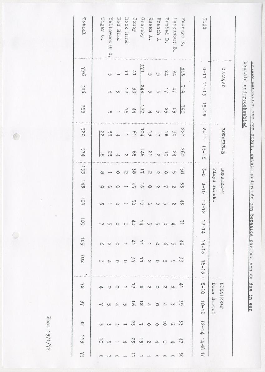 De invloed van speervisserij en aquariumvisvangst op de visfauna van het koraalrif op Curacao - New Page