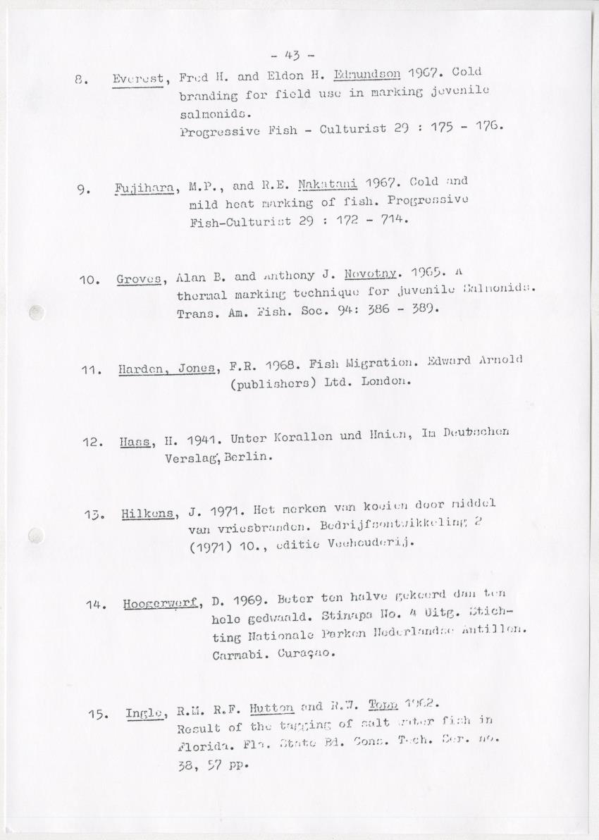 De invloed van speervisserij en aquariumvisvangst op de visfauna van het koraalrif op Curacao - New Page