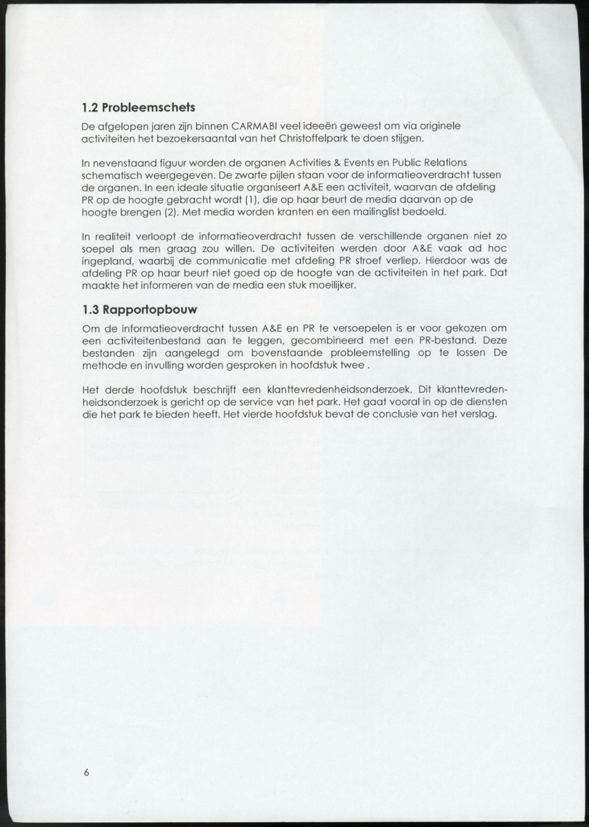 Adviesrapport over het Christoffelpark - 'Een advies met een uitgewerkt activiteitenbestand, PR-bestand en klanttevredenheidsonderzoek' - New Page