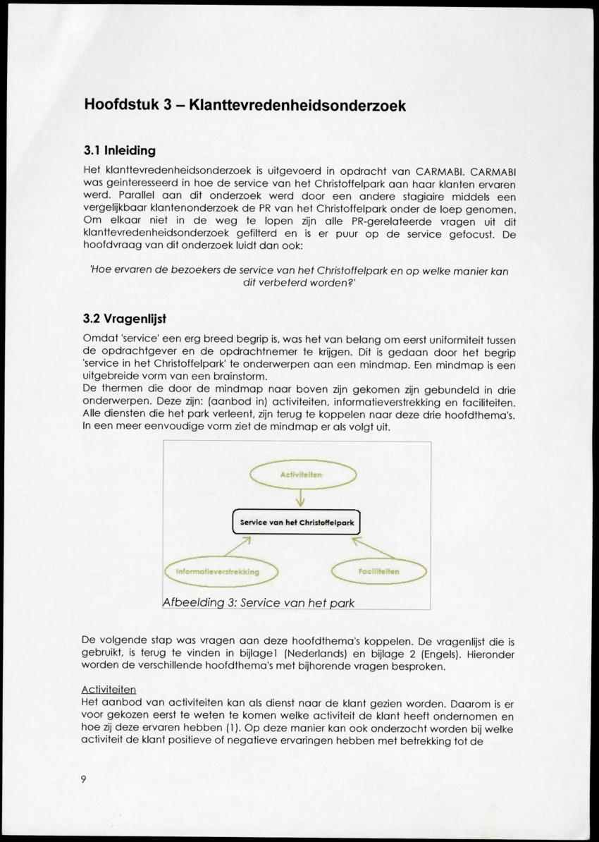 Adviesrapport over het Christoffelpark - 'Een advies met een uitgewerkt activiteitenbestand, PR-bestand en klanttevredenheidsonderzoek' - New Page