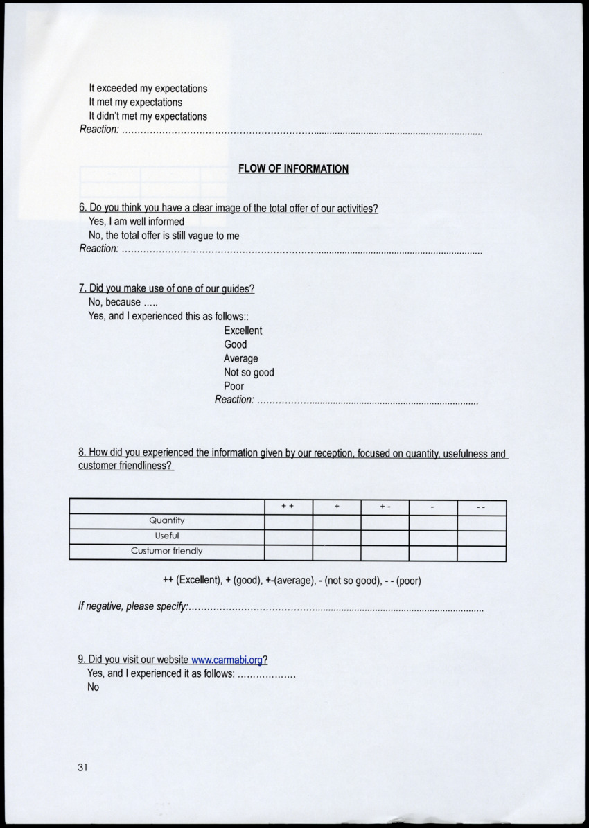Adviesrapport over het Christoffelpark - 'Een advies met een uitgewerkt activiteitenbestand, PR-bestand en klanttevredenheidsonderzoek' - New Page