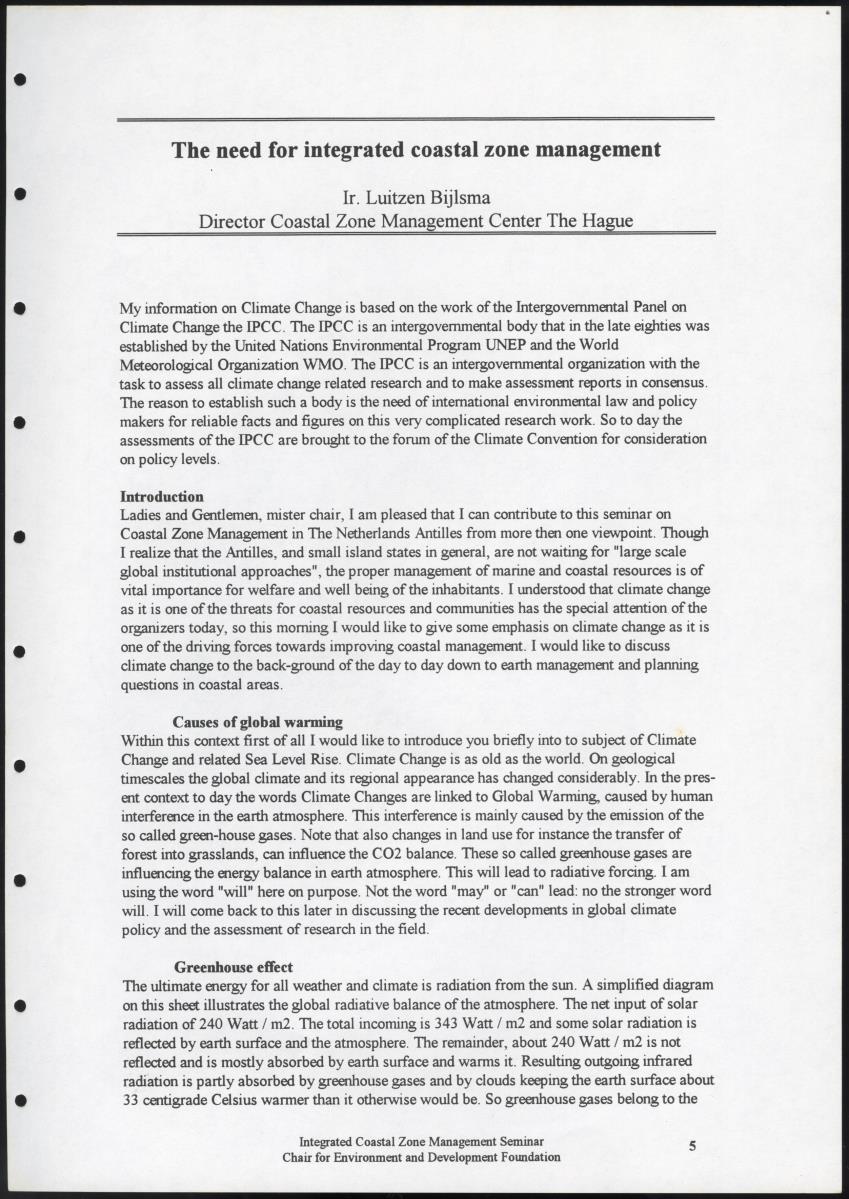 Z Proceedings - Integrated Coastal Zone Management Seminar - New Page