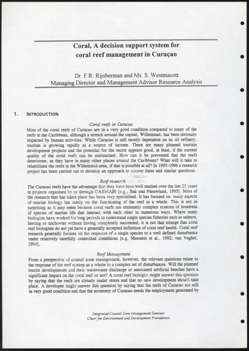 Z Proceedings - Integrated Coastal Zone Management Seminar - New Page