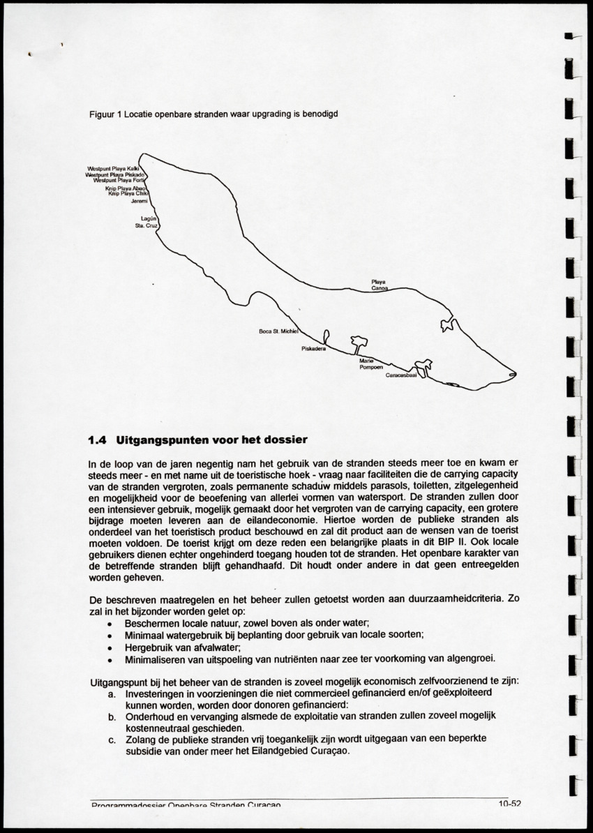 Programmadossier openbare stranden Curacao inclusief Plan Beheersorganisatie - New Page
