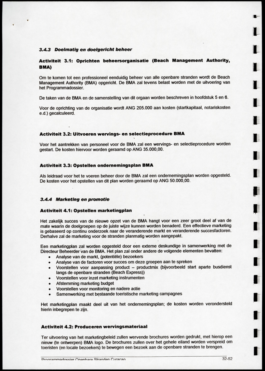 Programmadossier openbare stranden Curacao inclusief Plan Beheersorganisatie - New Page