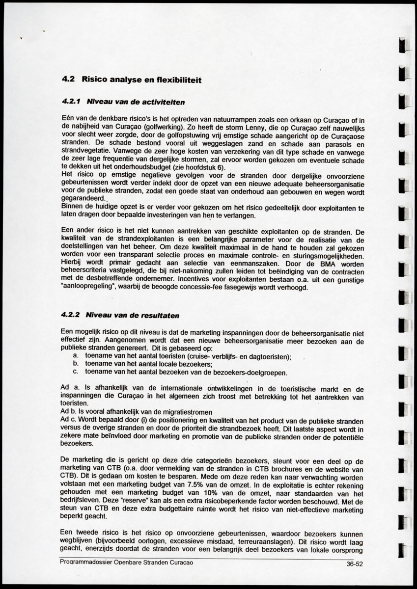 Programmadossier openbare stranden Curacao inclusief Plan Beheersorganisatie - New Page