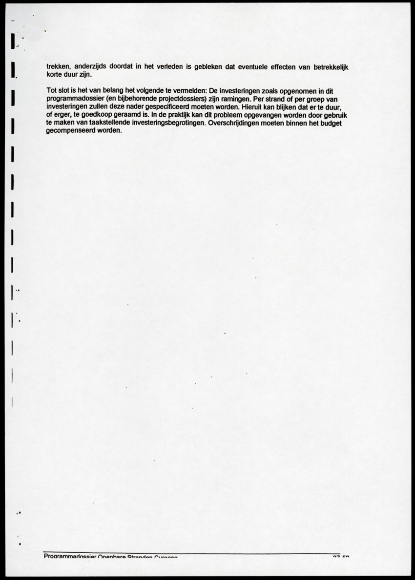 Programmadossier openbare stranden Curacao inclusief Plan Beheersorganisatie - New Page