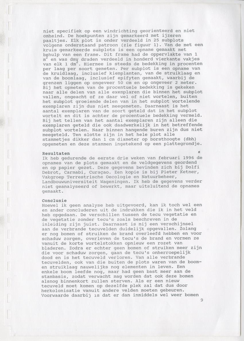 Z De flora en vegetatie van Curaçao : verslag van een stage natuurbeheer bij het Carmabi, Curaçao - New Page