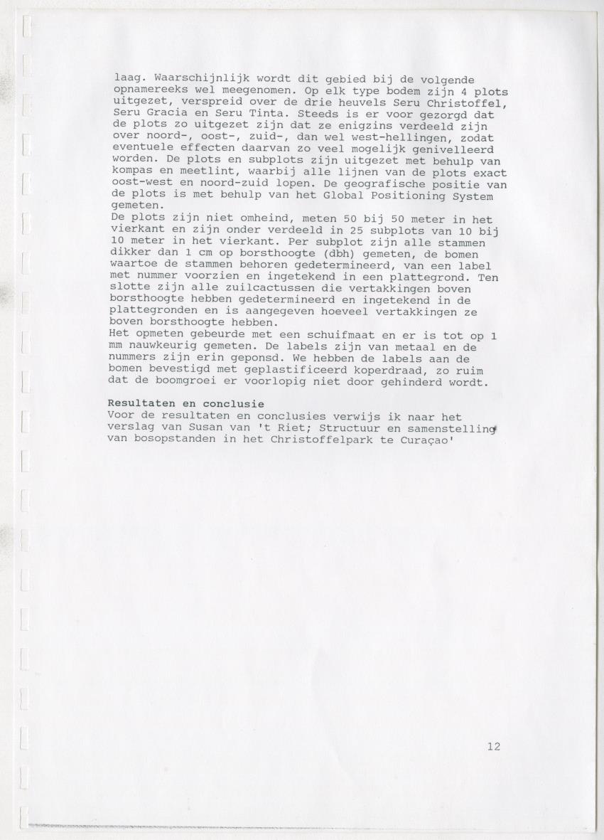 Z De flora en vegetatie van Curaçao : verslag van een stage natuurbeheer bij het Carmabi, Curaçao - New Page