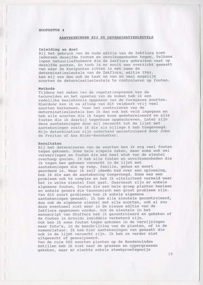 Z De flora en vegetatie van Curaçao : verslag van een stage natuurbeheer bij het Carmabi, Curaçao - New Page