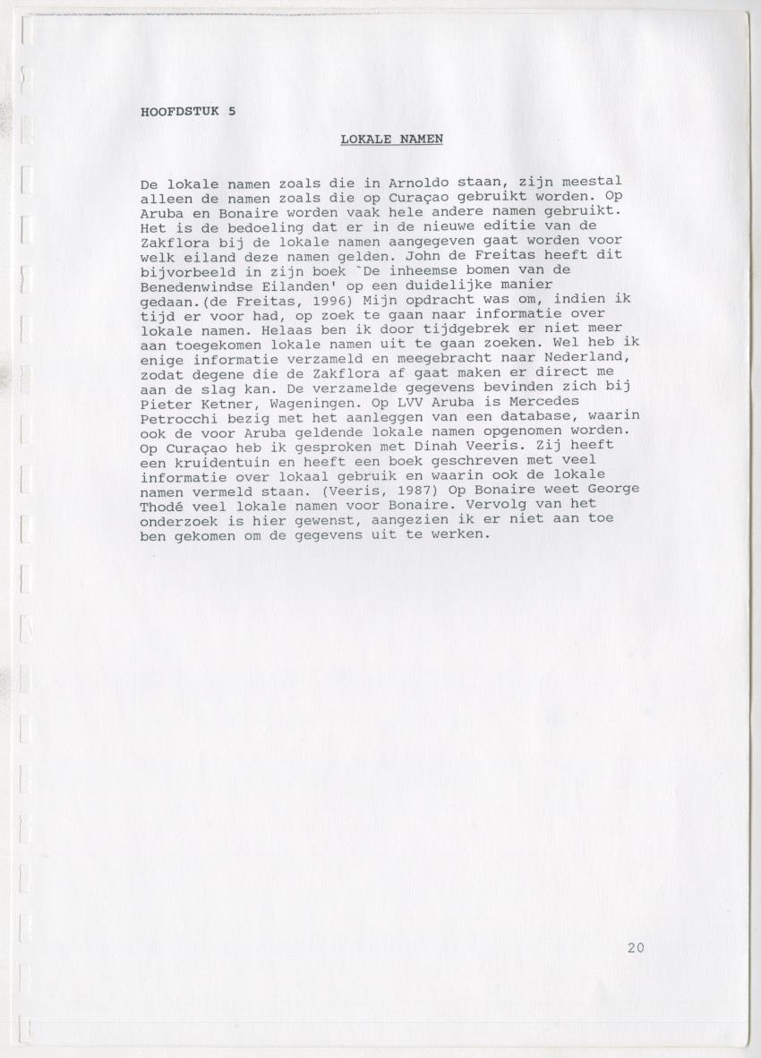 Z De flora en vegetatie van Curaçao : verslag van een stage natuurbeheer bij het Carmabi, Curaçao - New Page