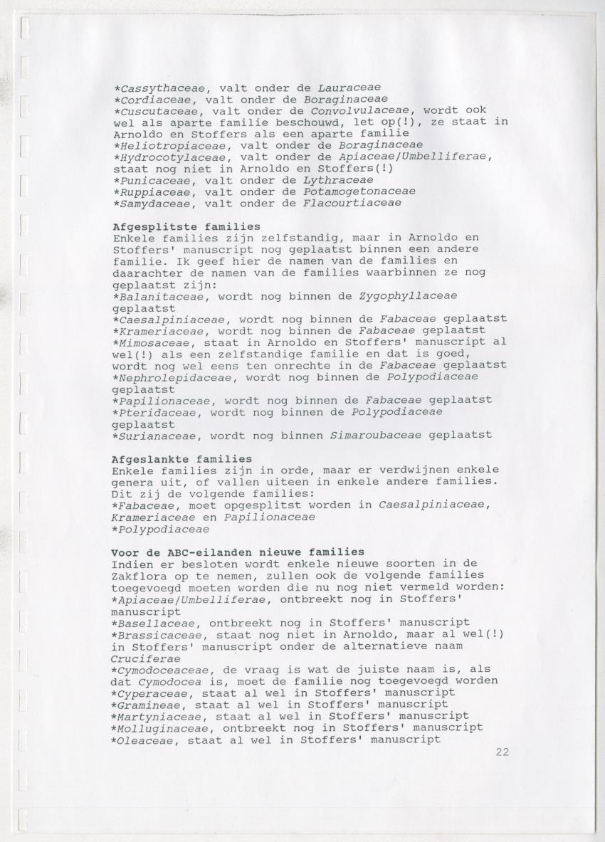 Z De flora en vegetatie van Curaçao : verslag van een stage natuurbeheer bij het Carmabi, Curaçao - New Page