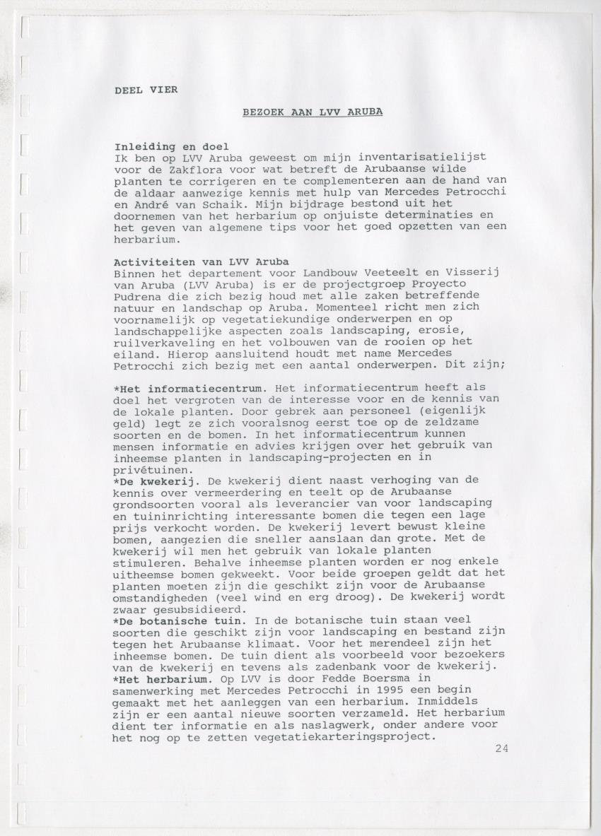 Z De flora en vegetatie van Curaçao : verslag van een stage natuurbeheer bij het Carmabi, Curaçao - New Page