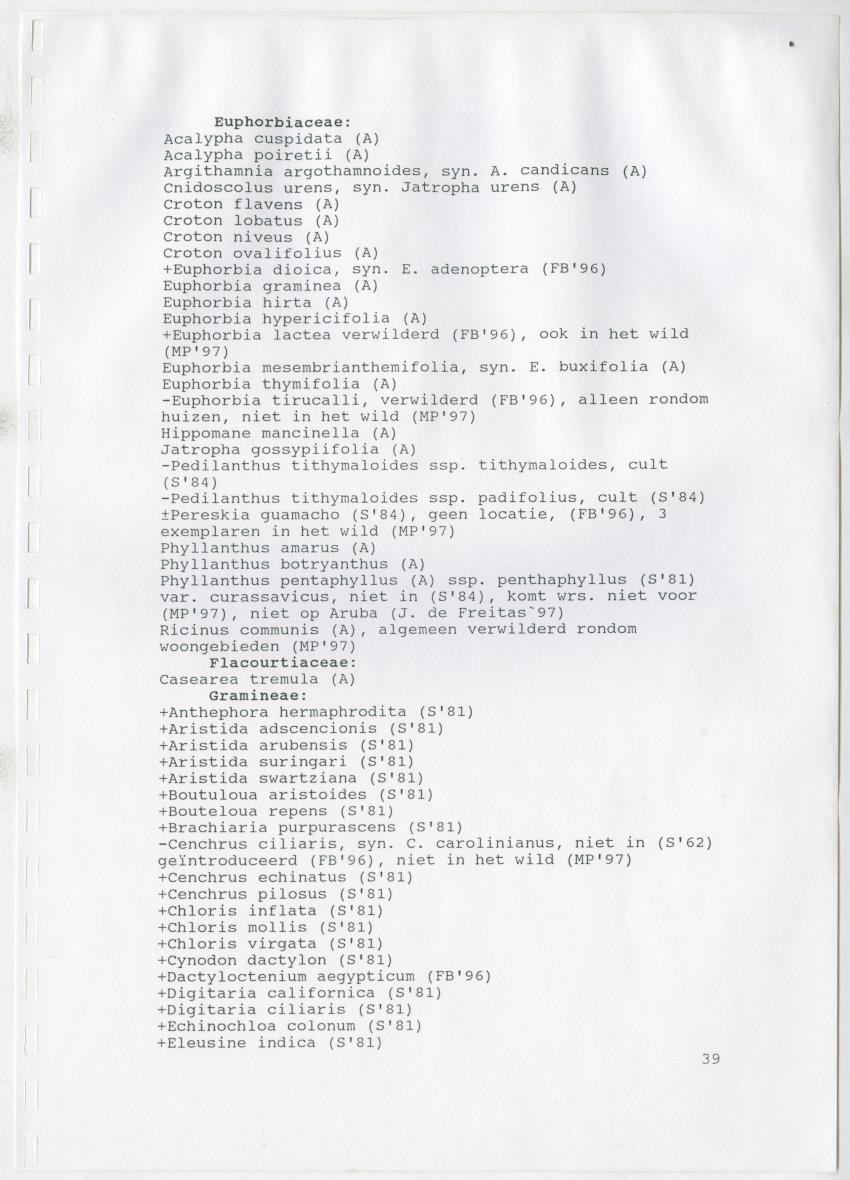 Z De flora en vegetatie van Curaçao : verslag van een stage natuurbeheer bij het Carmabi, Curaçao - New Page