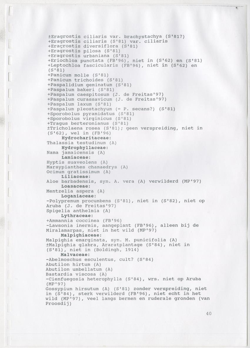 Z De flora en vegetatie van Curaçao : verslag van een stage natuurbeheer bij het Carmabi, Curaçao - New Page