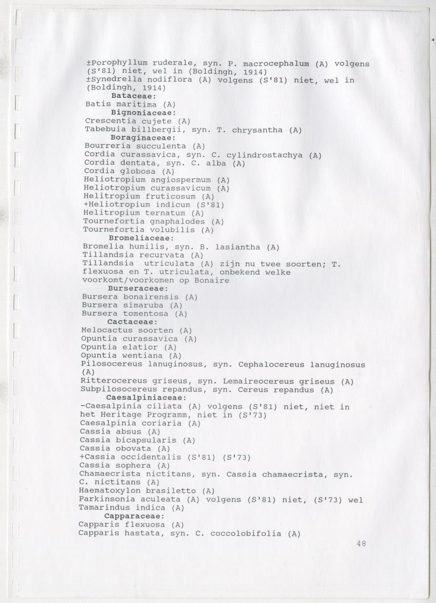 Z De flora en vegetatie van Curaçao : verslag van een stage natuurbeheer bij het Carmabi, Curaçao - New Page