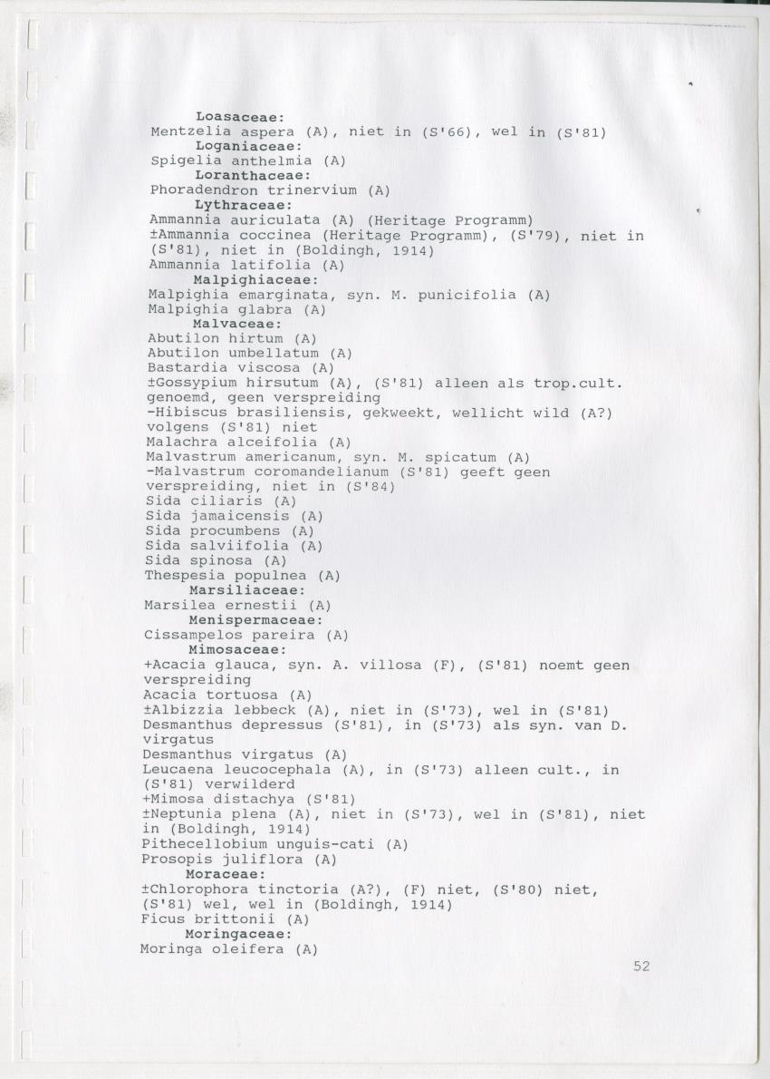 Z De flora en vegetatie van Curaçao : verslag van een stage natuurbeheer bij het Carmabi, Curaçao - New Page