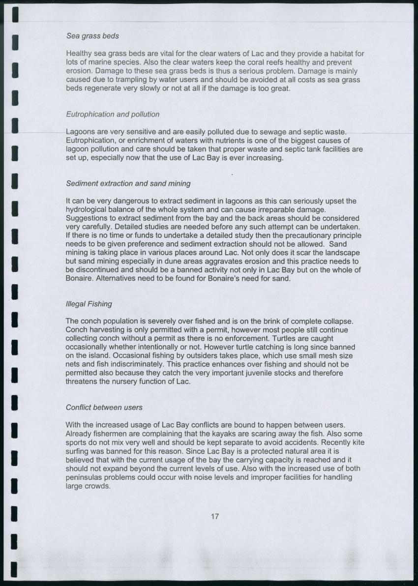 Z Lac Bay Management Plan - 2003 - Draft - New Page