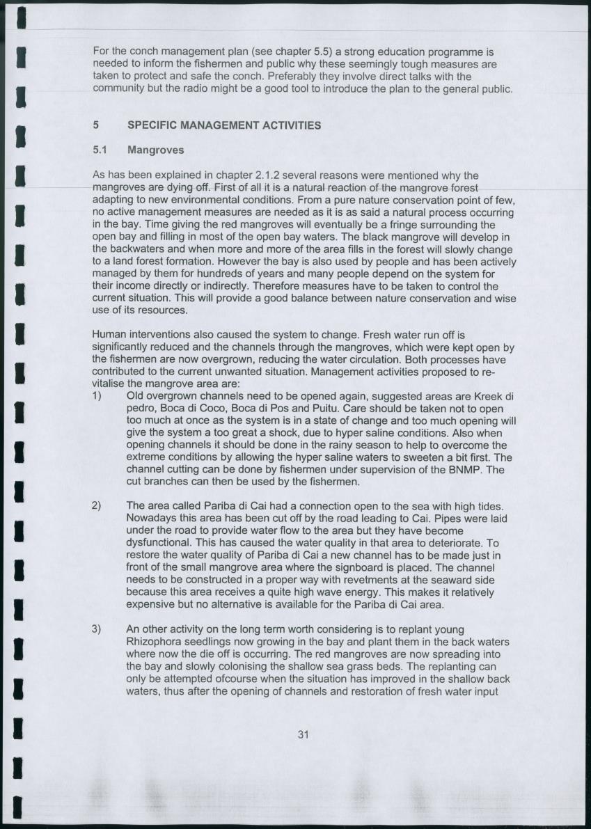 Z Lac Bay Management Plan - 2003 - Draft - New Page
