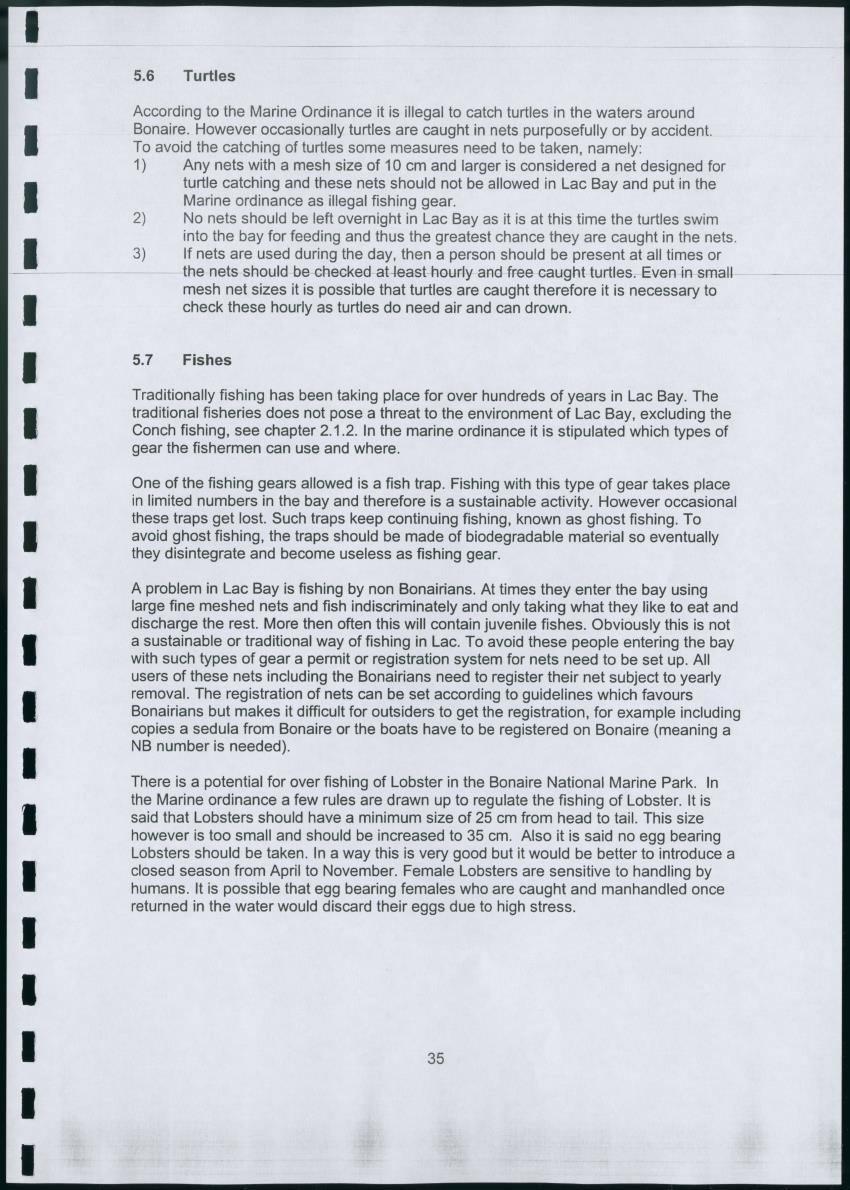Z Lac Bay Management Plan - 2003 - Draft - New Page