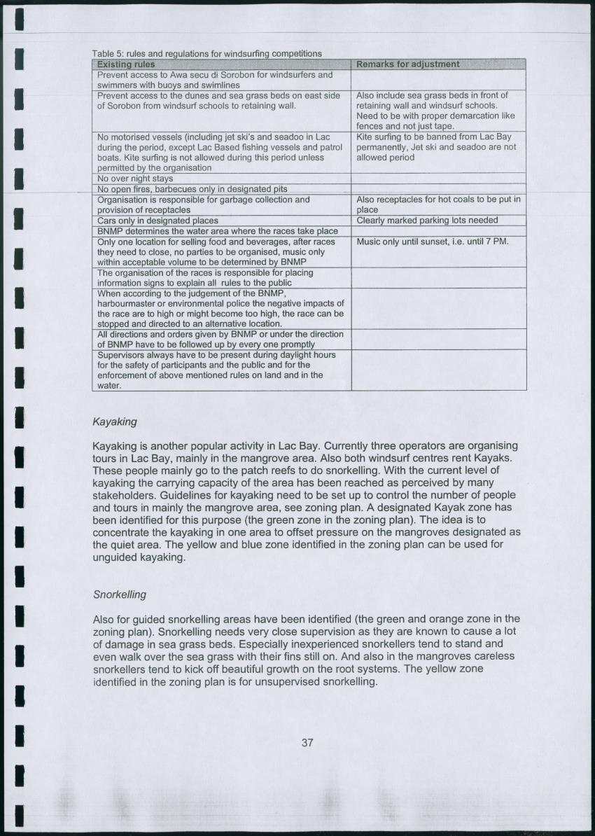 Z Lac Bay Management Plan - 2003 - Draft - New Page