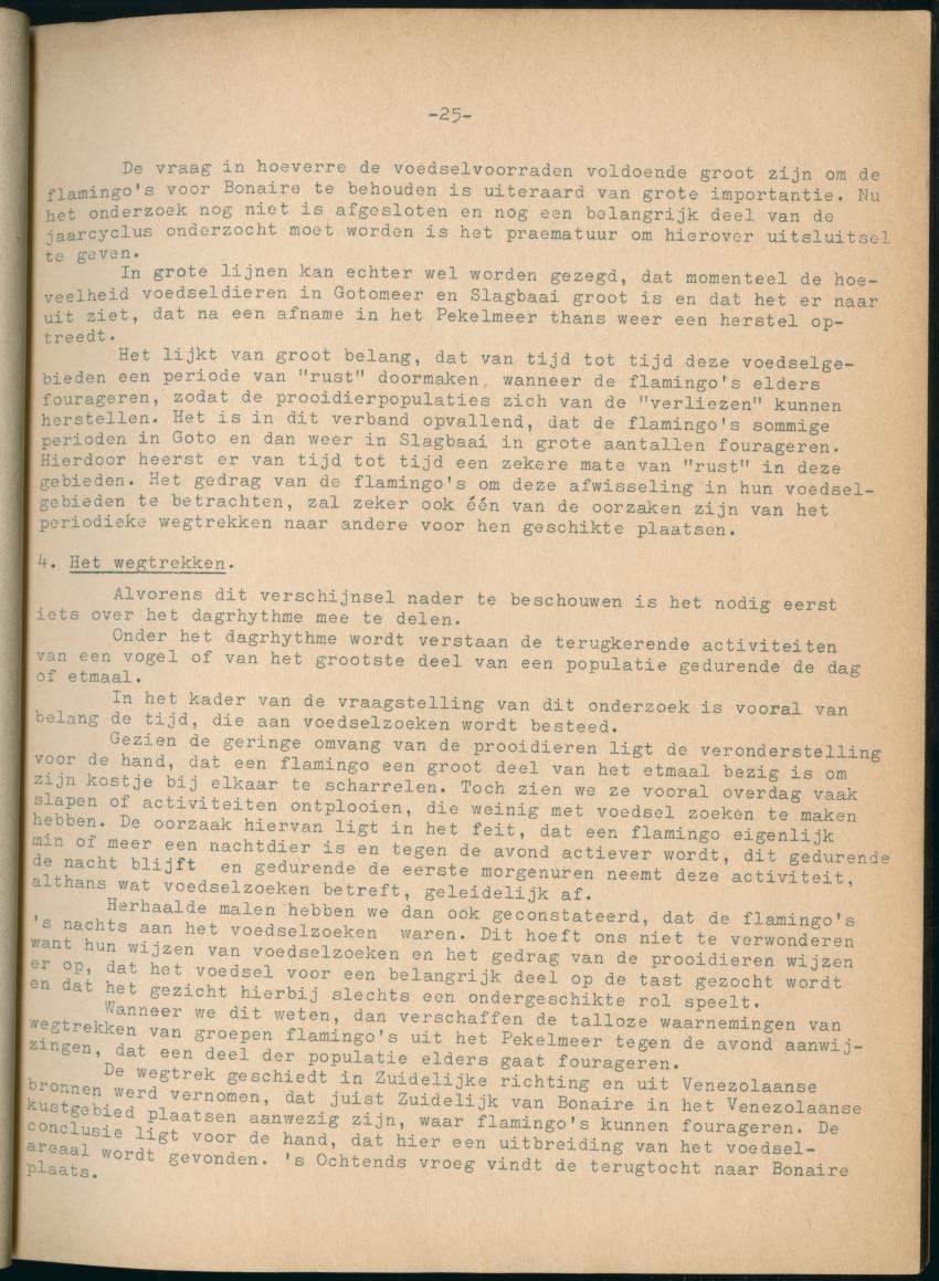 Z Periodieke Verslagen betreffende het Flamingo-onderzoek op Bonaire - New Page
