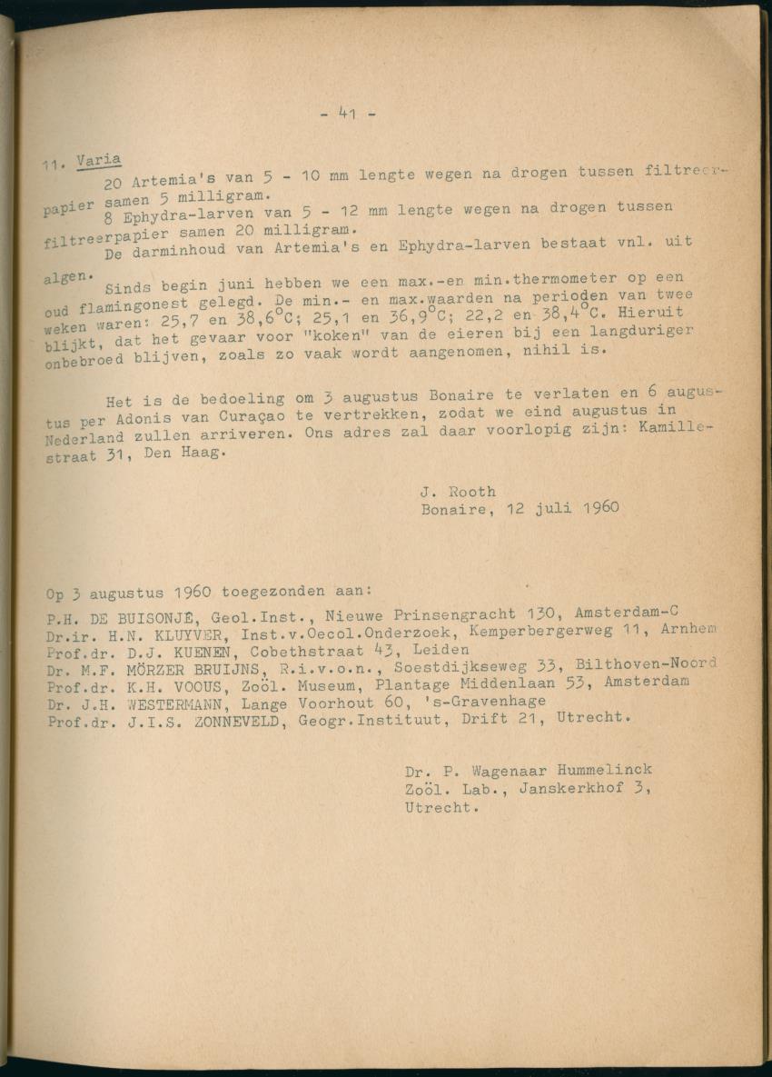 Z Periodieke Verslagen betreffende het Flamingo-onderzoek op Bonaire - New Page