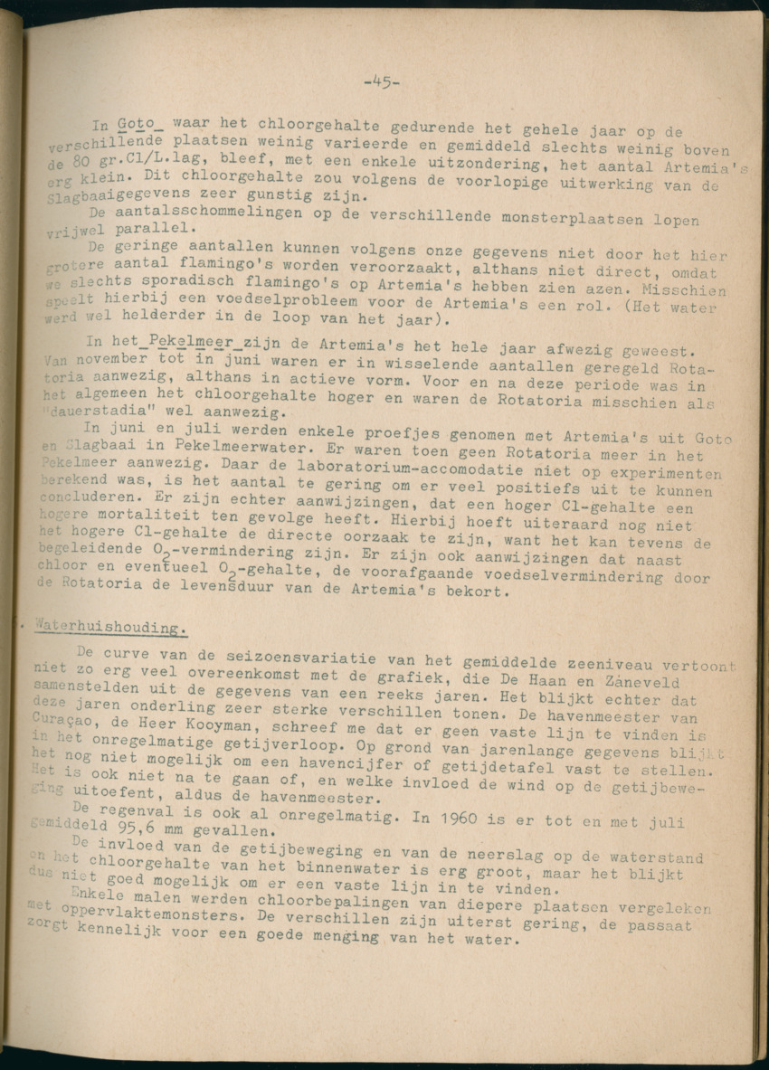 Z Periodieke Verslagen betreffende het Flamingo-onderzoek op Bonaire - New Page