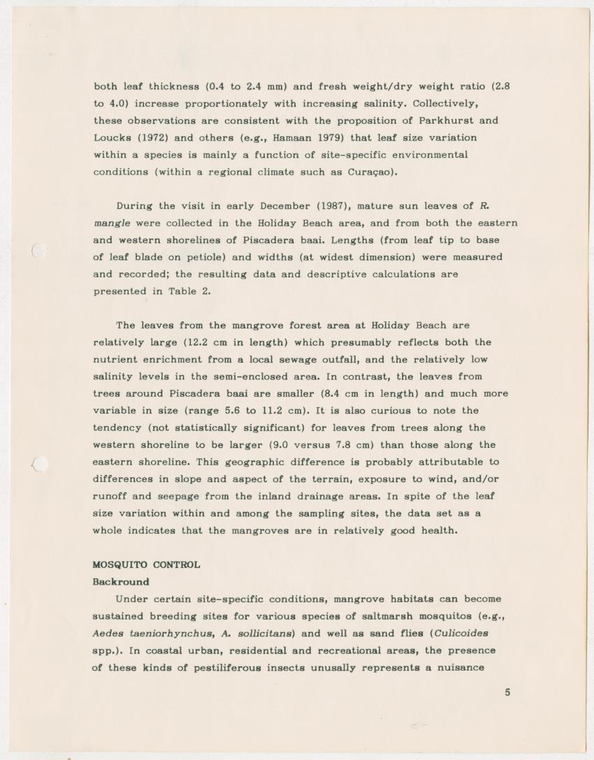 Z The mangroves of Curacao: ecological status and management options - New Page