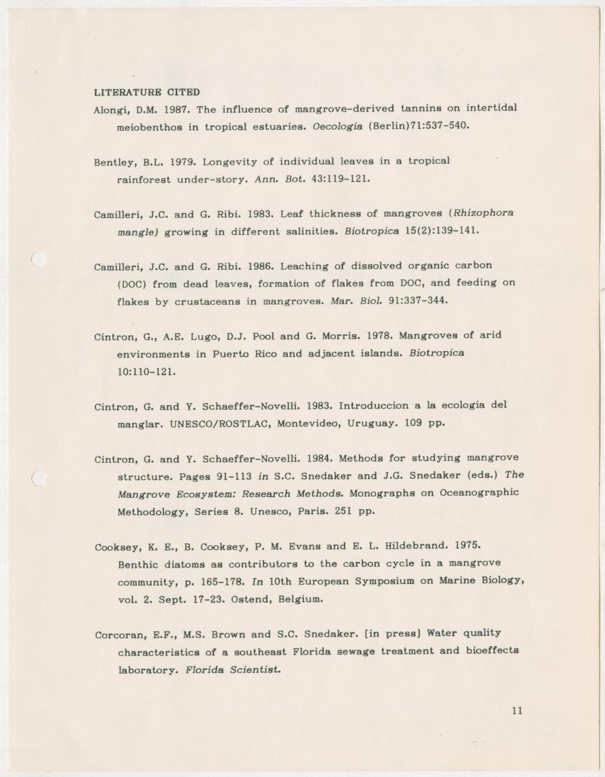 Z The mangroves of Curacao: ecological status and management options - New Page